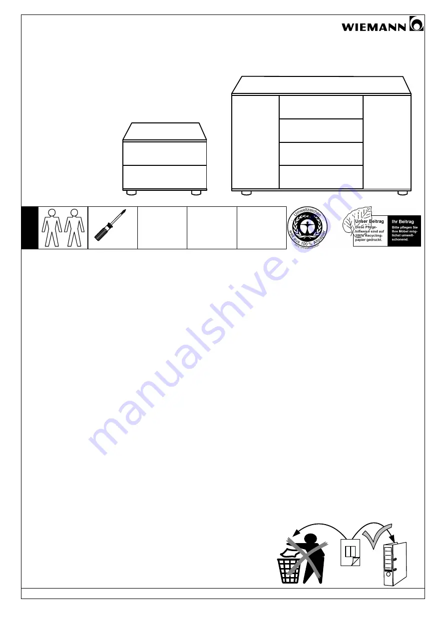 WIEMANN 991825 Quick Start Manual Download Page 1