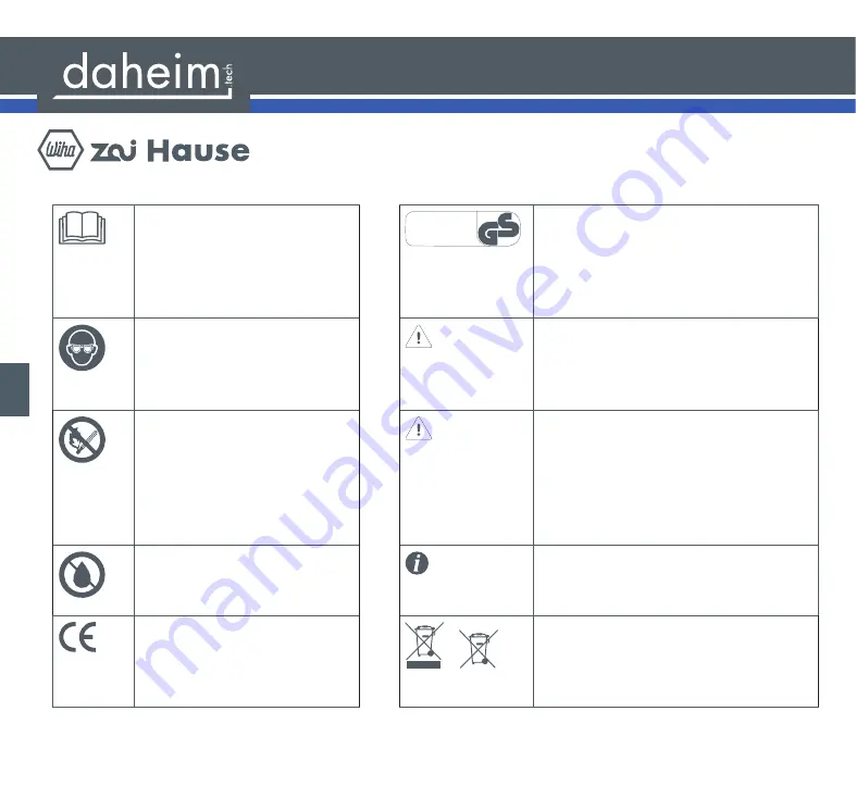 Wiha DHT0002 Instruction Manual Download Page 32