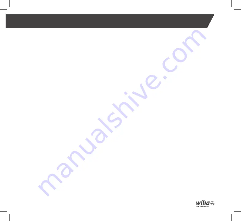 Wiha speedE II Manual Download Page 1