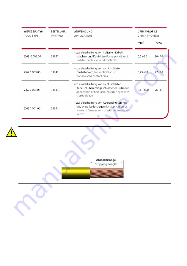 Wiha Z62000206 Instruction Manual Download Page 3