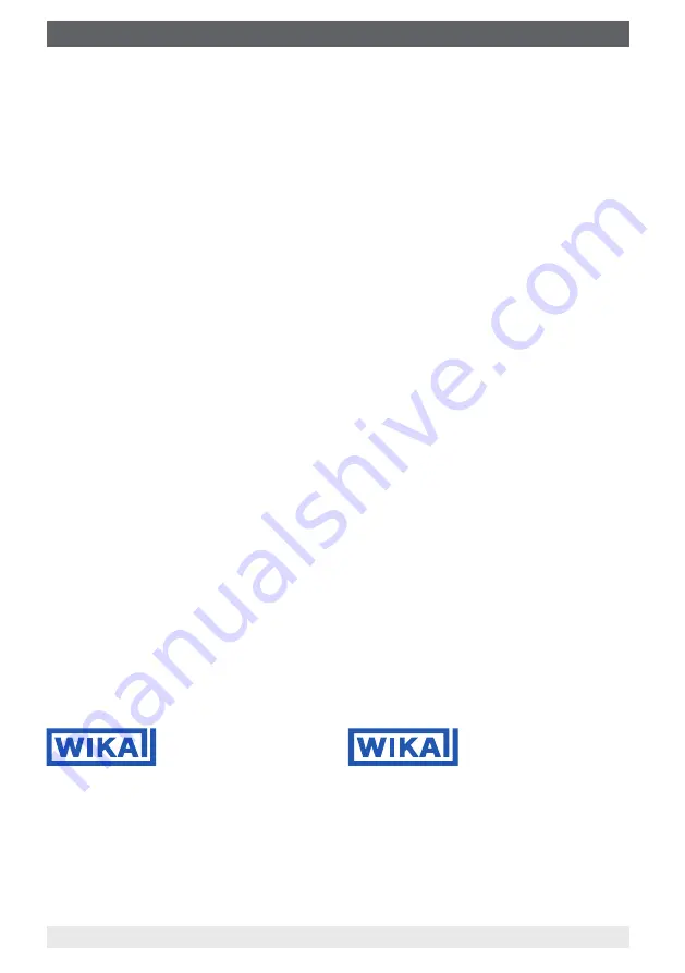 WIKA 116.18.02 Series Operating Instructions Manual Download Page 68