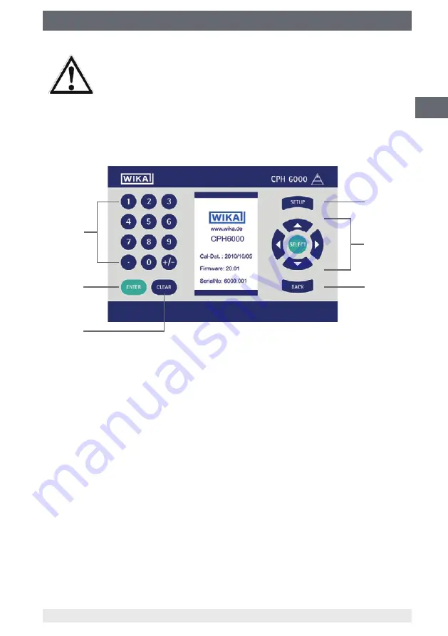 WIKA CPH6000 Operating Instructions Manual Download Page 25