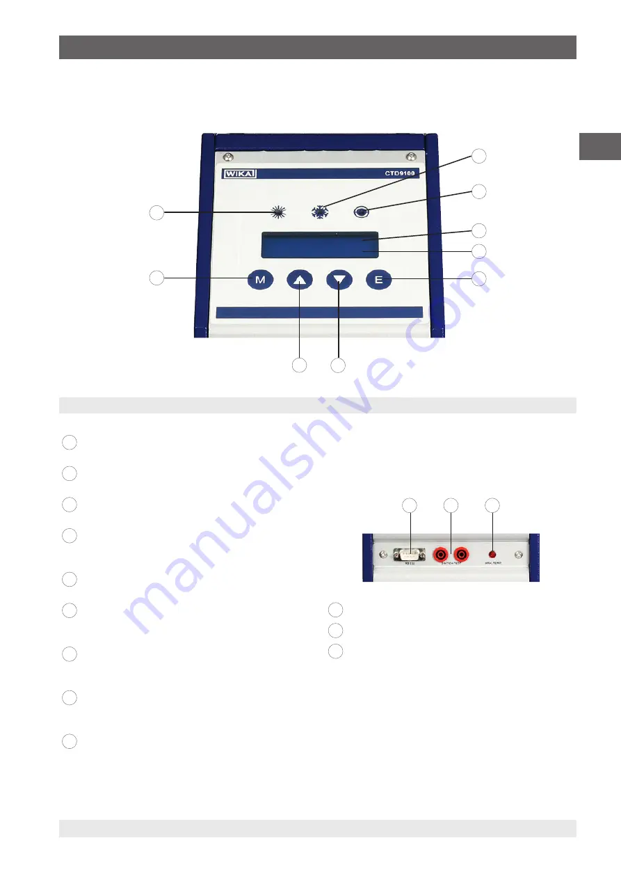 WIKA CTD9100-1100 Operating Instructions Manual Download Page 9