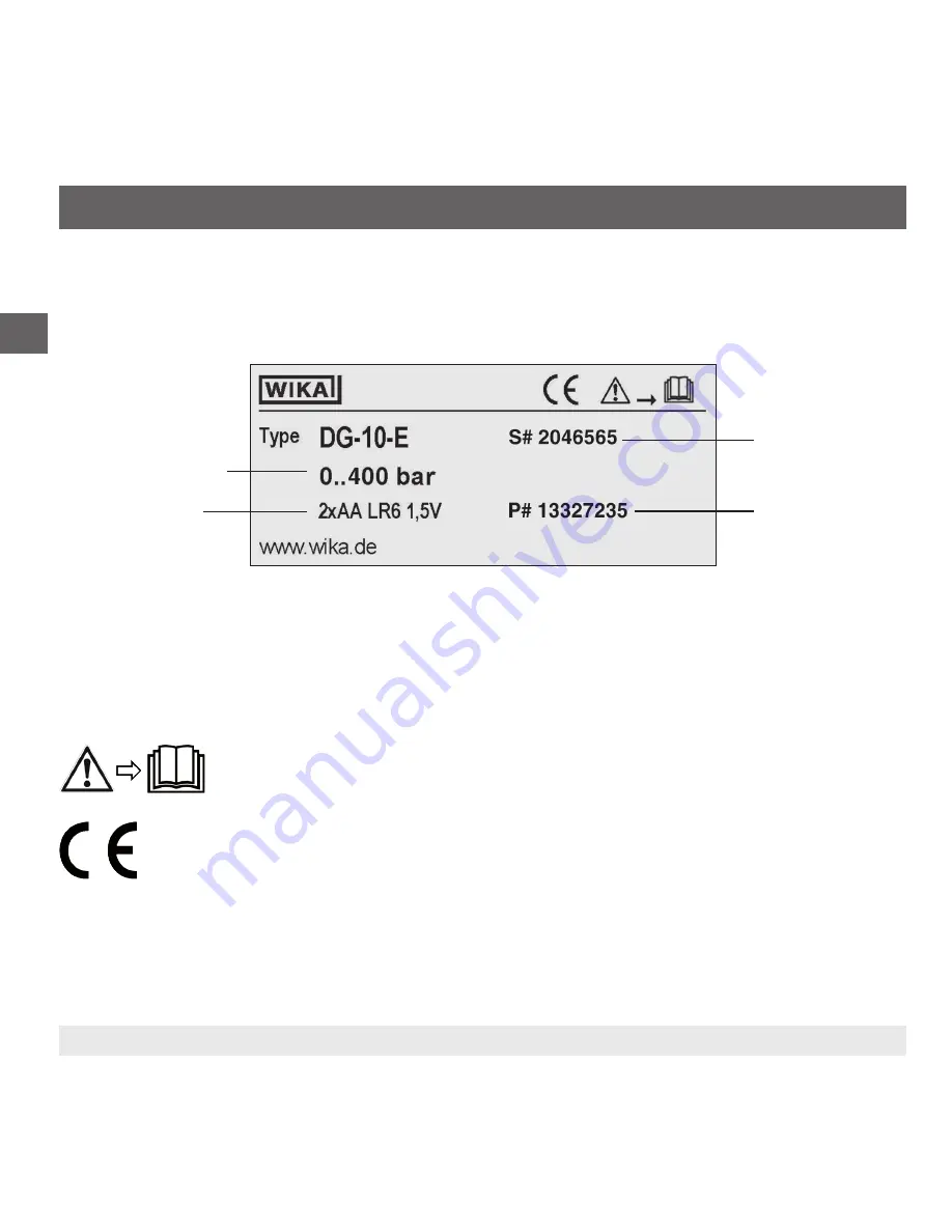 WIKA DG-10 Operating Instructions Manual Download Page 8