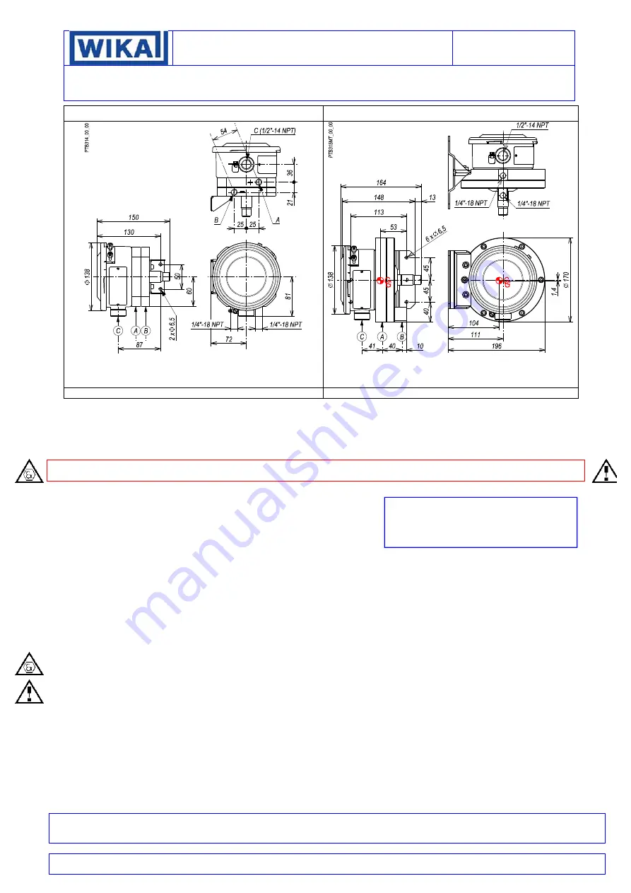 WIKA DW03 Series Скачать руководство пользователя страница 1