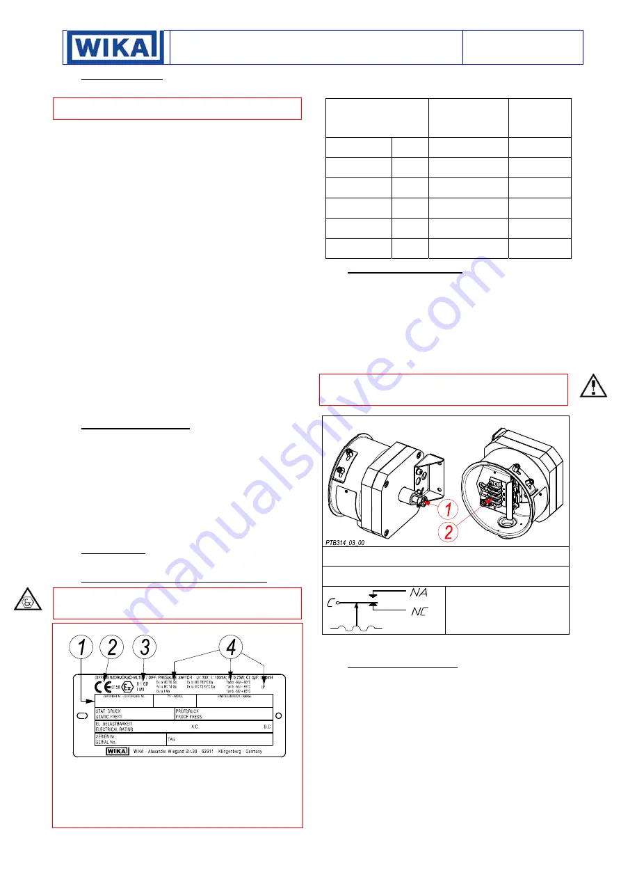 WIKA DW03 Series Скачать руководство пользователя страница 2