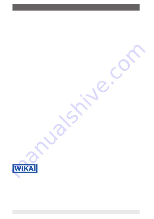 WIKA F3201 Operating Instructions Manual Download Page 44