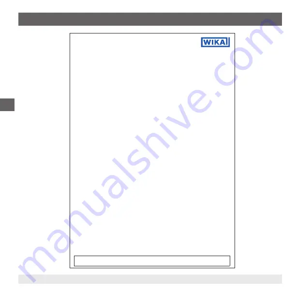 WIKA MG-1 Operating Instructions Manual Download Page 80