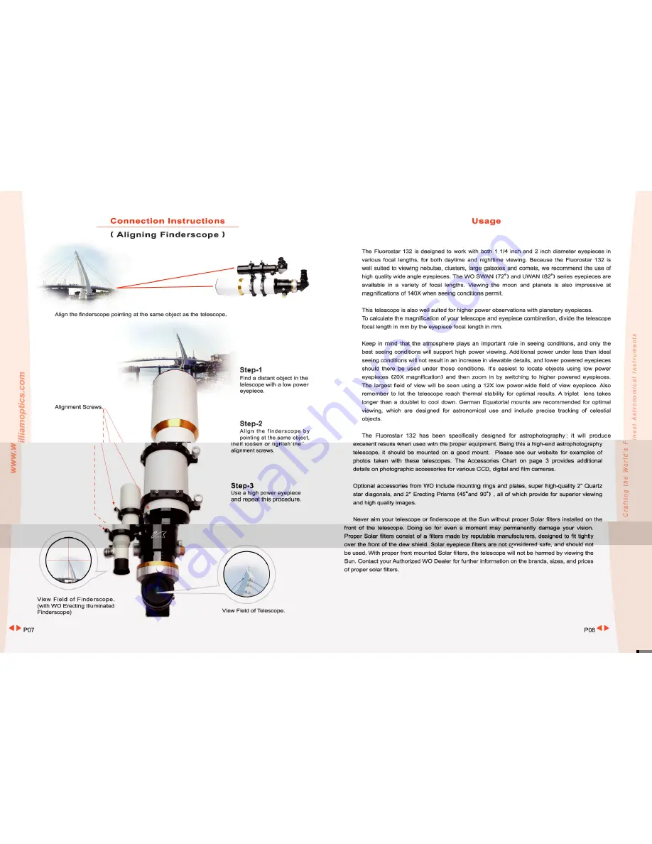 William Optics FLT-132 APO F/7.0 Скачать руководство пользователя страница 6