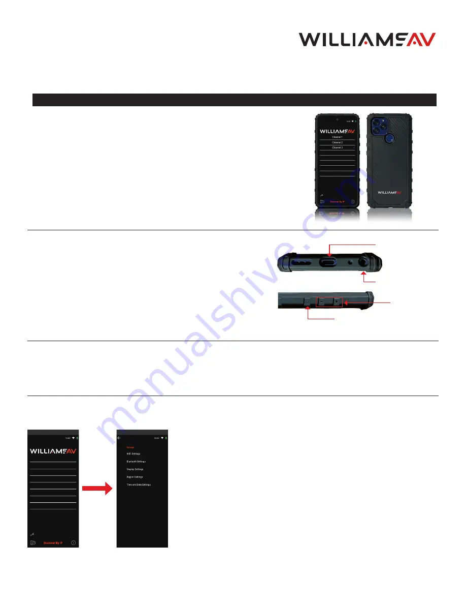 Williams AV WF R2 Quick Start Manual Download Page 1