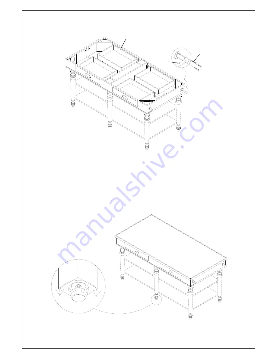 Williams-Sonoma LARKSPUR KITCHEN ISLAND Скачать руководство пользователя страница 4