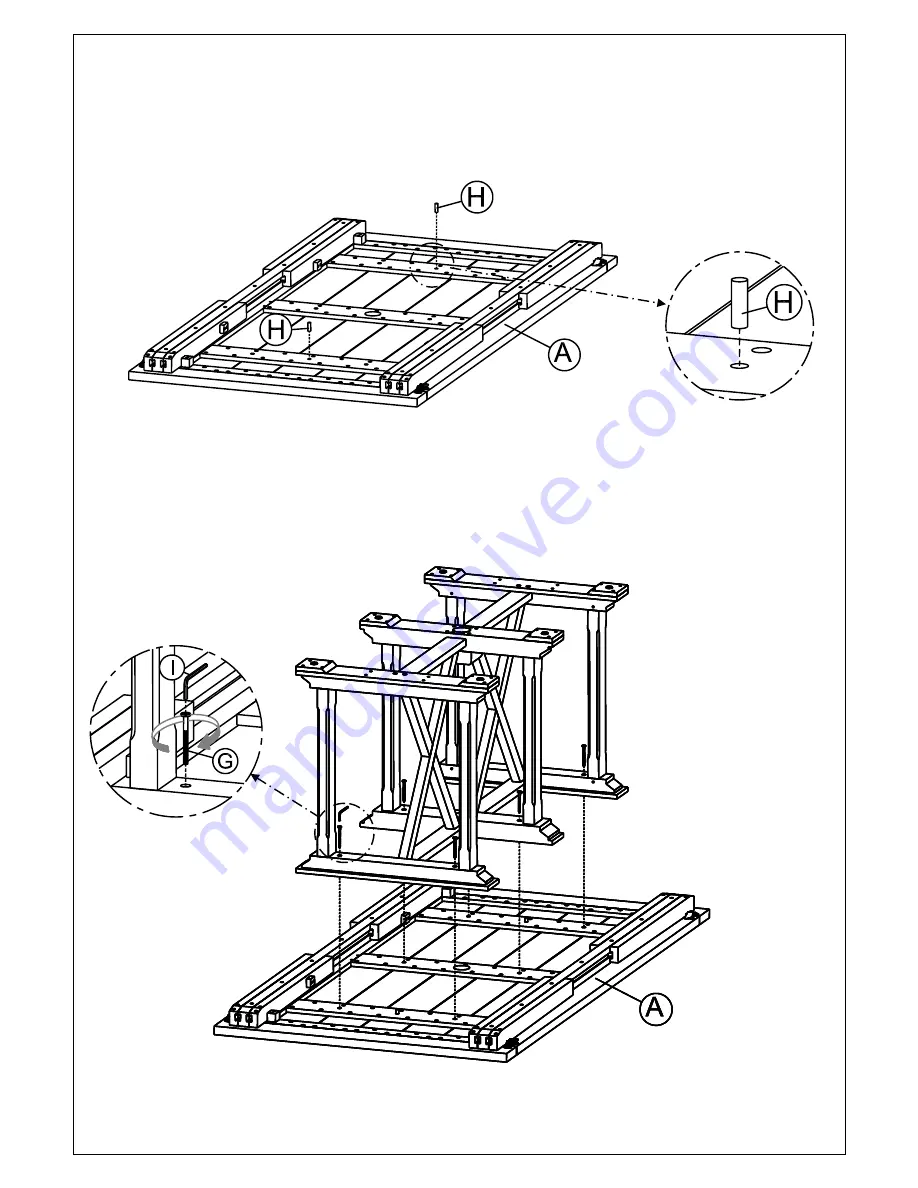 Williams-Sonoma Somerset Dining Table Assembly Instructions Manual Download Page 4