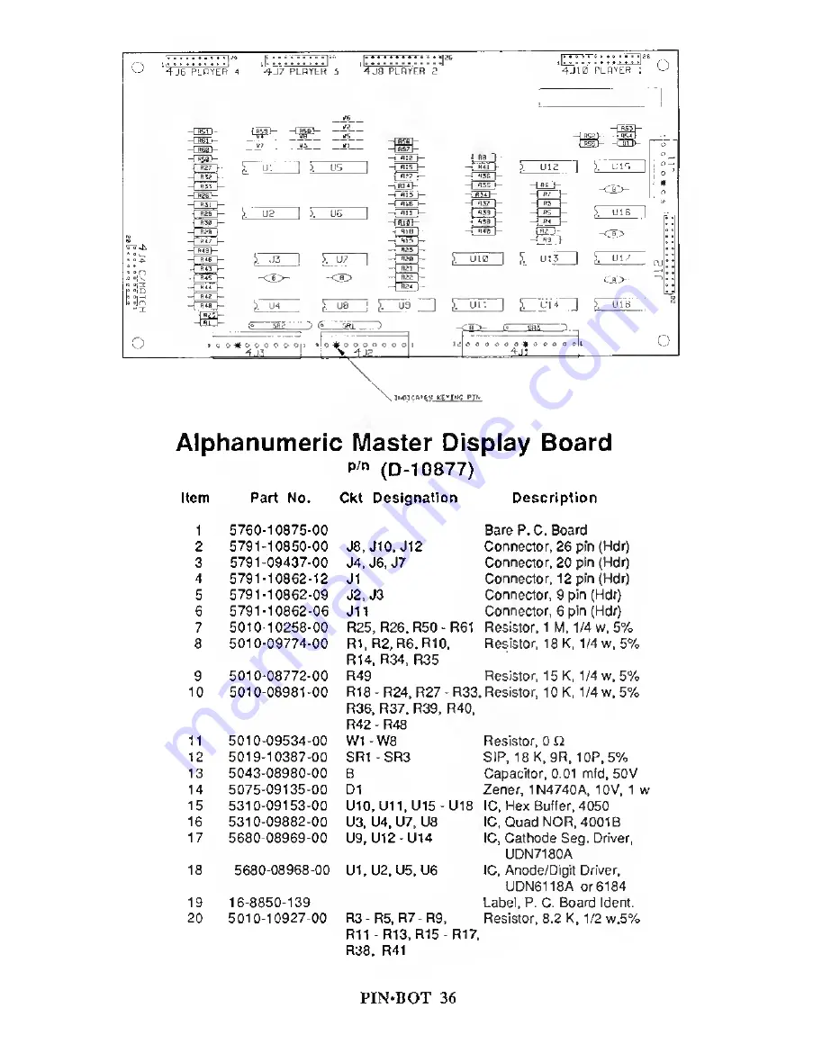 Williams PIN-BOT Instruction Manual Download Page 40