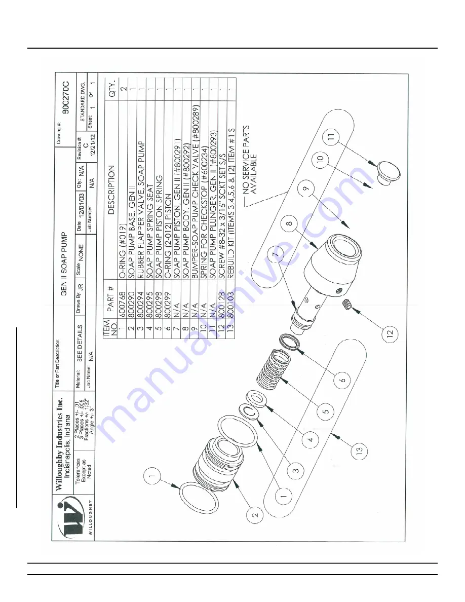 Willoughby Industries WWF-3603 Series Скачать руководство пользователя страница 31