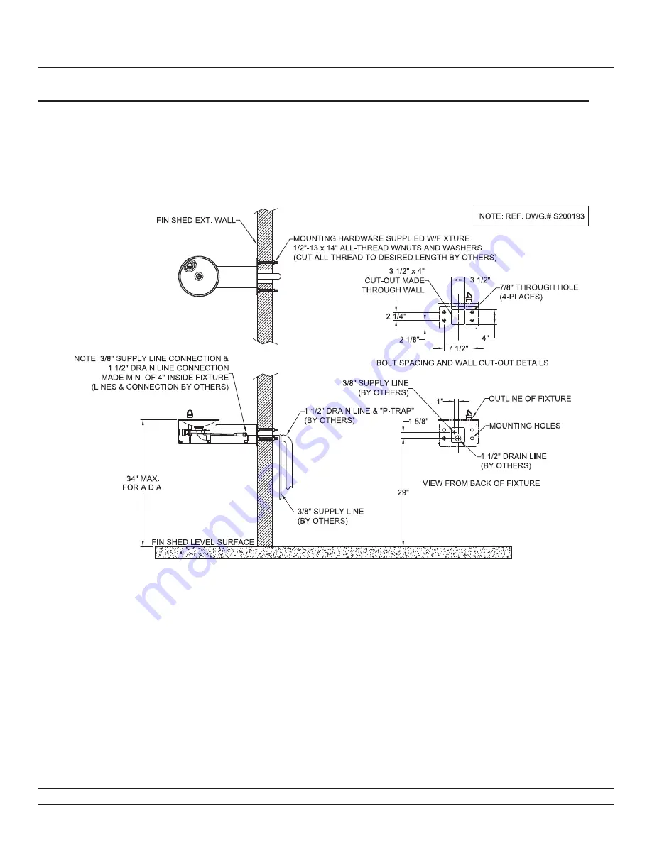 Willoughby CWBF-1WM Series Installation & Operation Manual Download Page 4