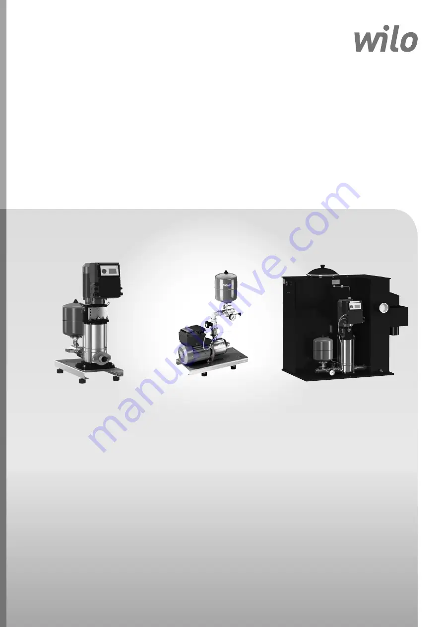 Wilo Comfort-Vario COR-1***-GE Series Installation And Operating Instructions Manual Download Page 1