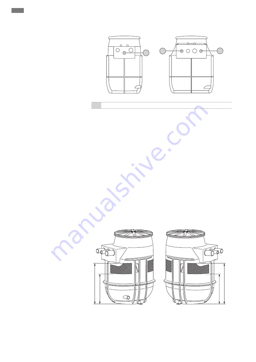 Wilo DrainLift WS 40 Basic Installation And Operating Instructions Manual Download Page 22