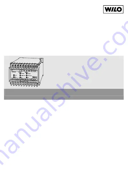 Wilo SK-545 Installation And Operating Instructions Manual Download Page 1