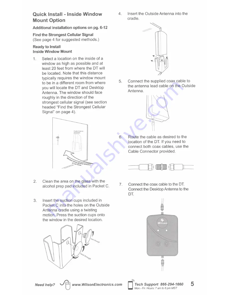 Wilson Electronics 463005 Скачать руководство пользователя страница 5