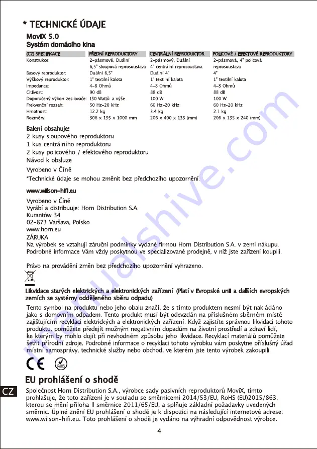 Wilson Electronics MoviX 5.0 User Manual Download Page 16