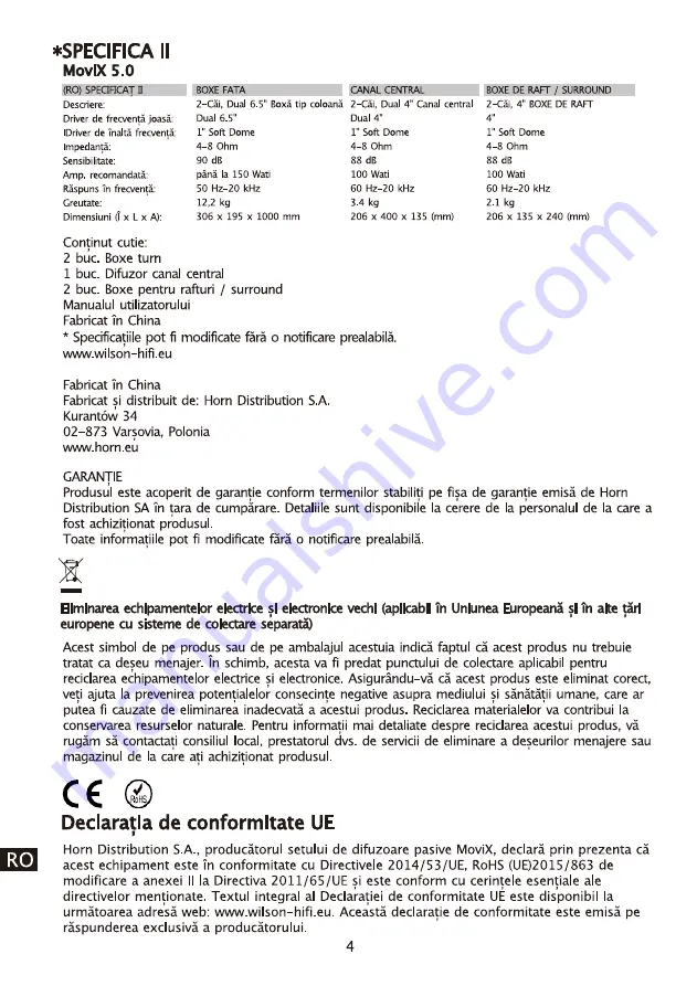 Wilson Electronics MoviX 5.0 User Manual Download Page 36