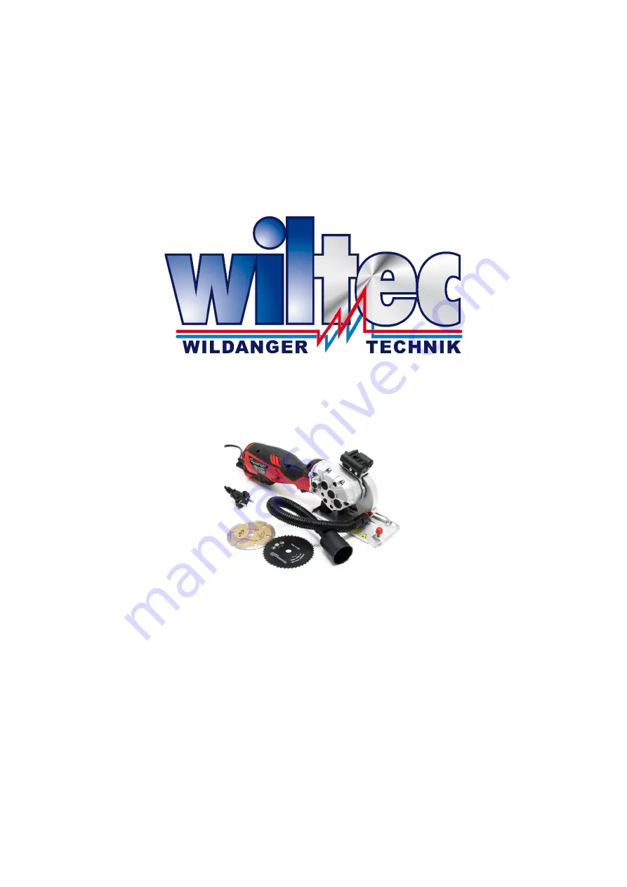 WilTec 61123 Operation Manual Download Page 1