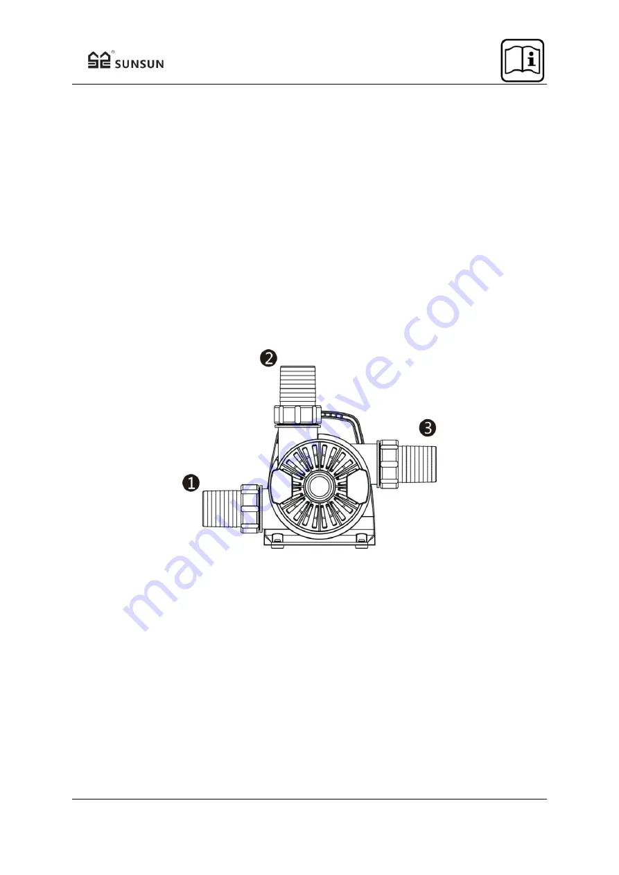 WilTec TeichTip Sunsun CMP-28000 Operation Manual Download Page 4