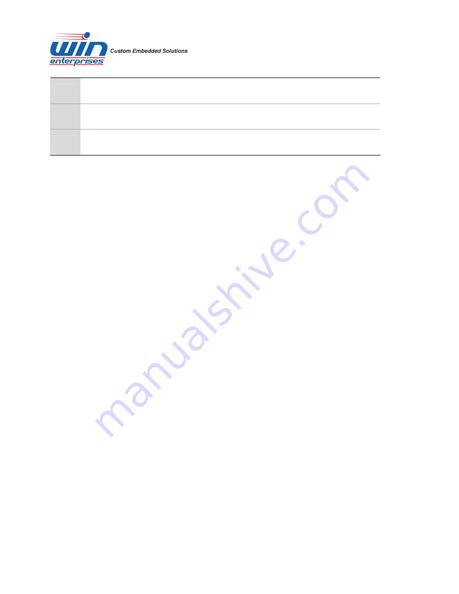 WIN Enterprises MB-73440 User Manual Download Page 12