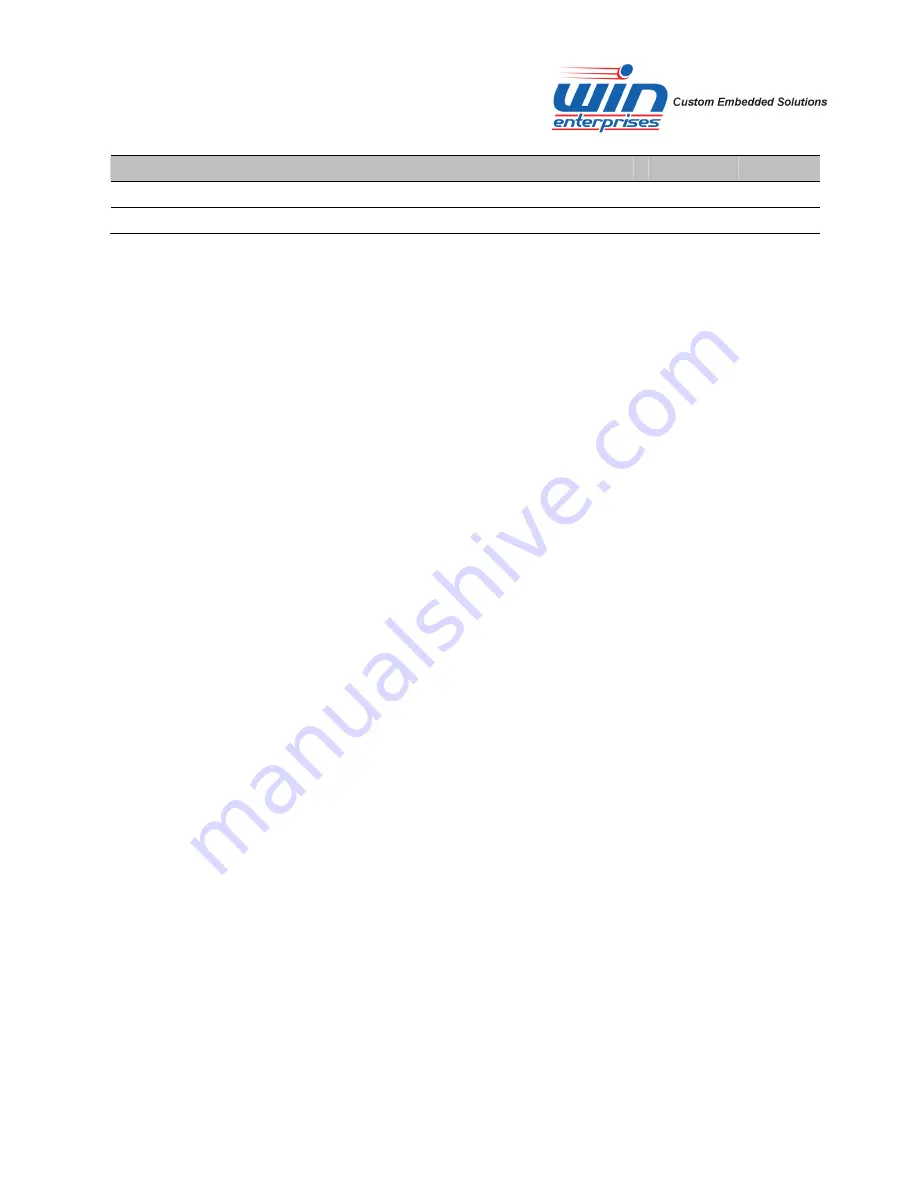 WIN Enterprises MB-73440 User Manual Download Page 15