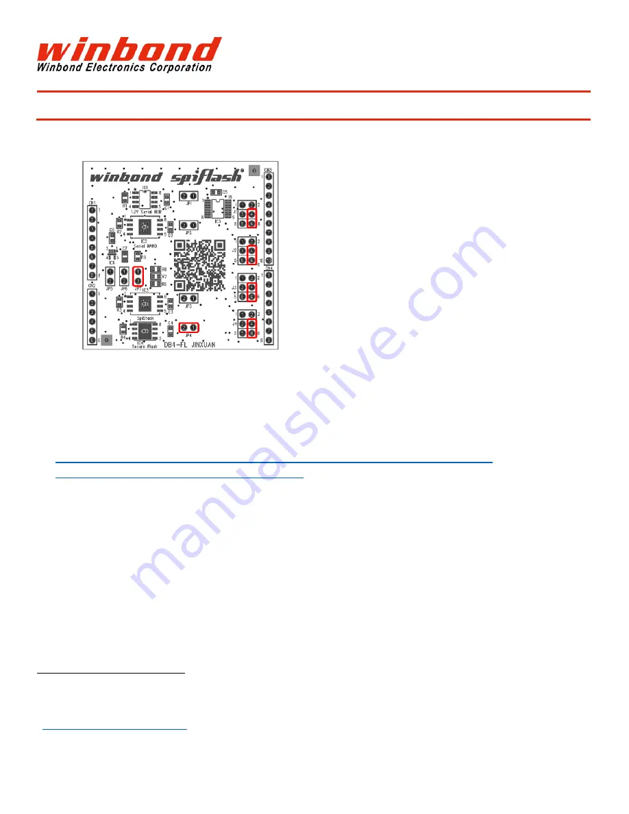 Winbond Flash Memory Sample Shield User Manual Download Page 4