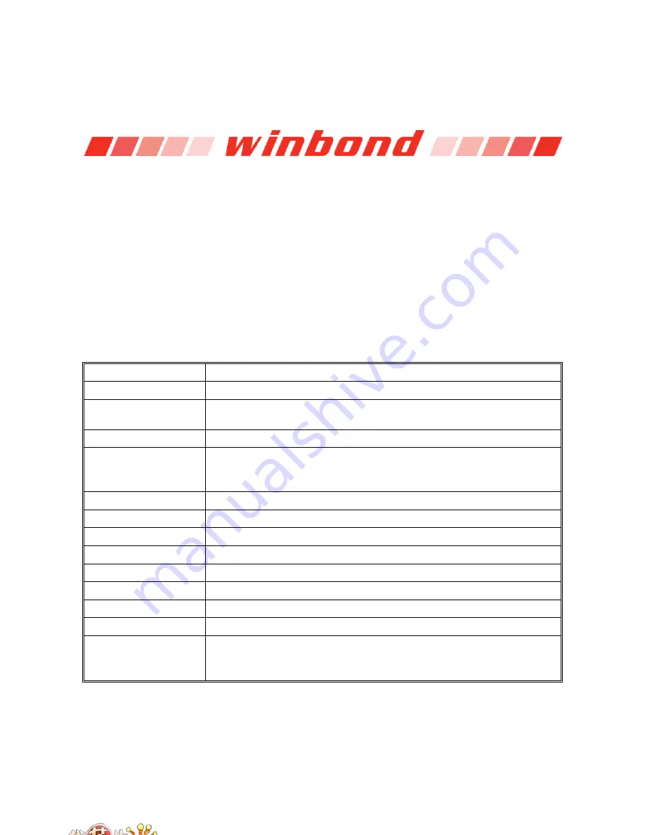 Winbond W83627DHG Manual Download Page 119