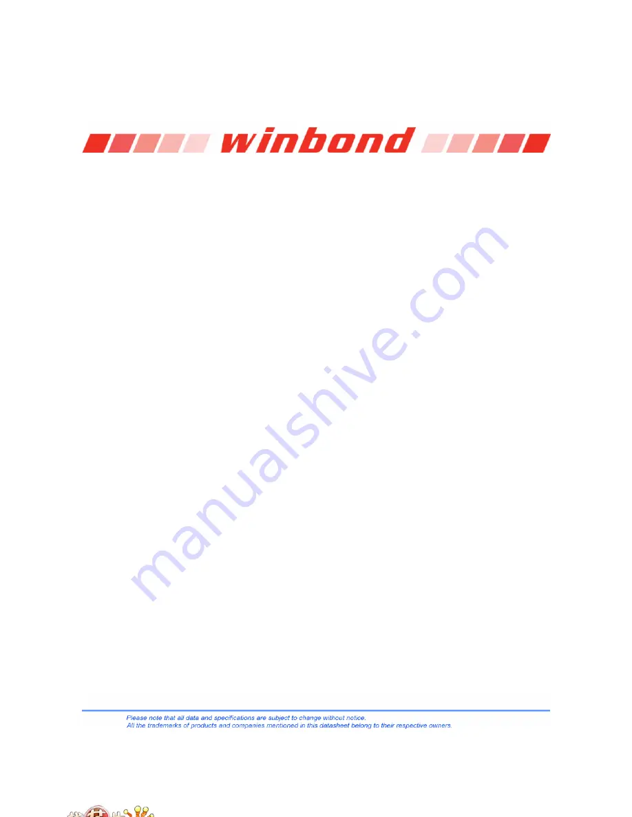 Winbond W83627DHG Manual Download Page 268