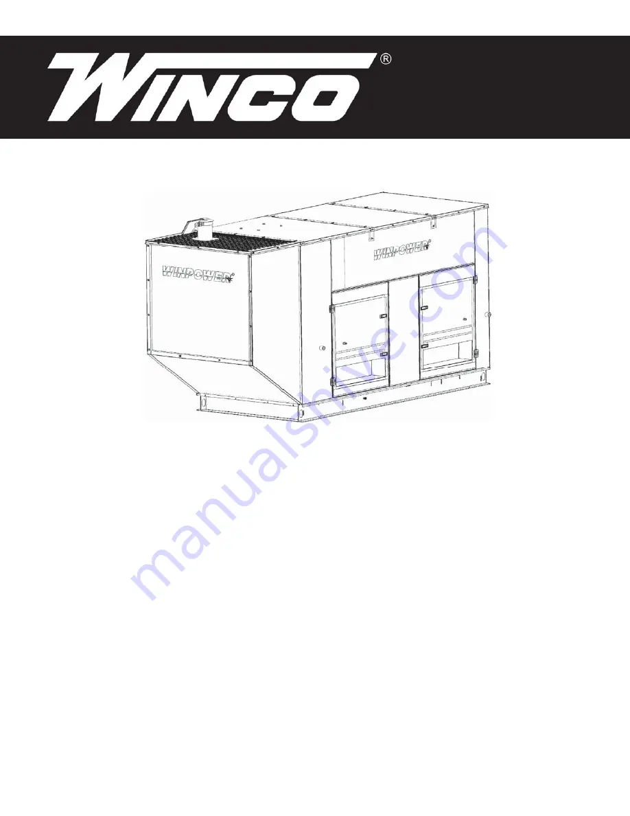 Winco DR100F4 Installation And Operator'S Manual Download Page 1