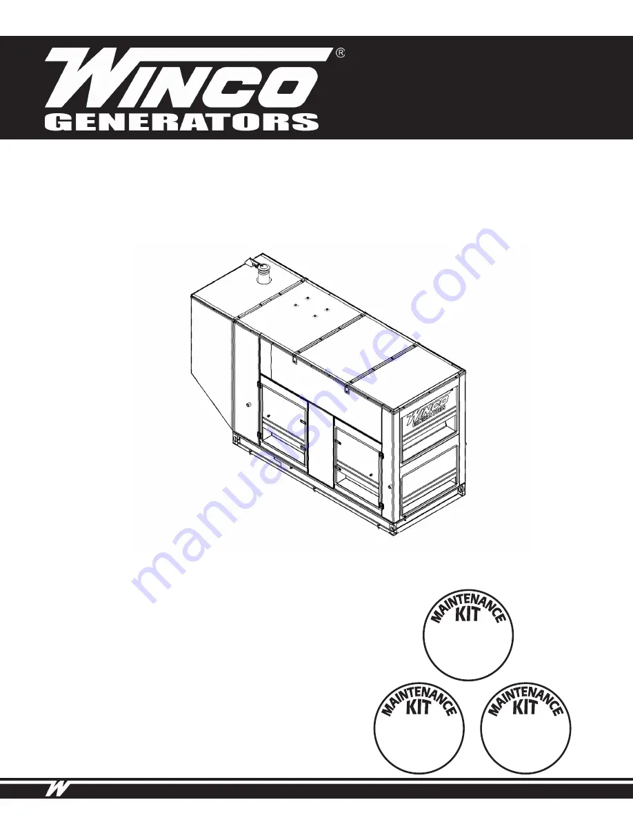 Winco DR175F4 Installation And Operator'S Manual Download Page 1