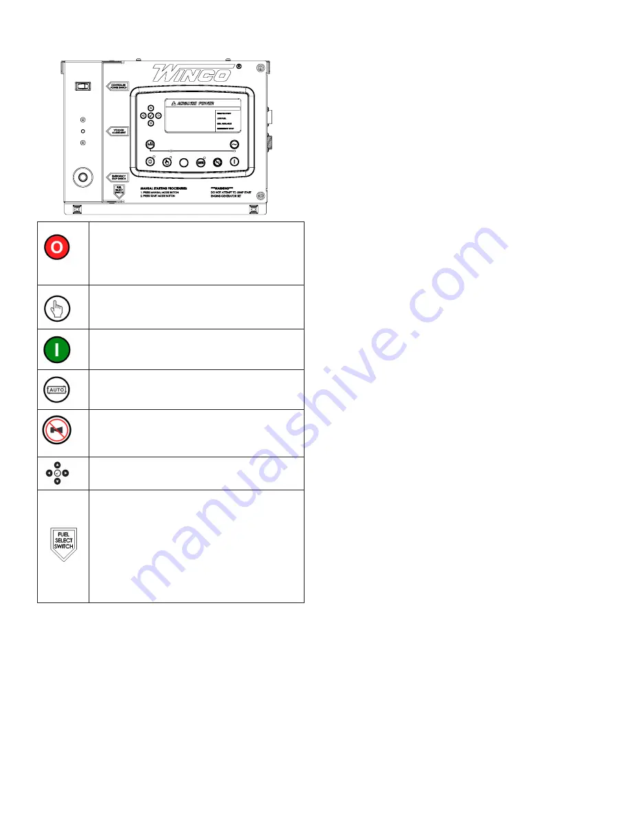 Winco DR20I4-/1 Series Installation And Operator'S Manual Download Page 12