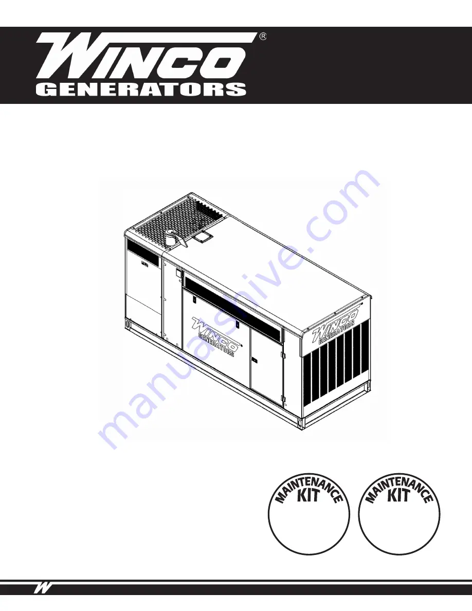 Winco DR45F4/1 Installation & Operator'S Manual Download Page 1