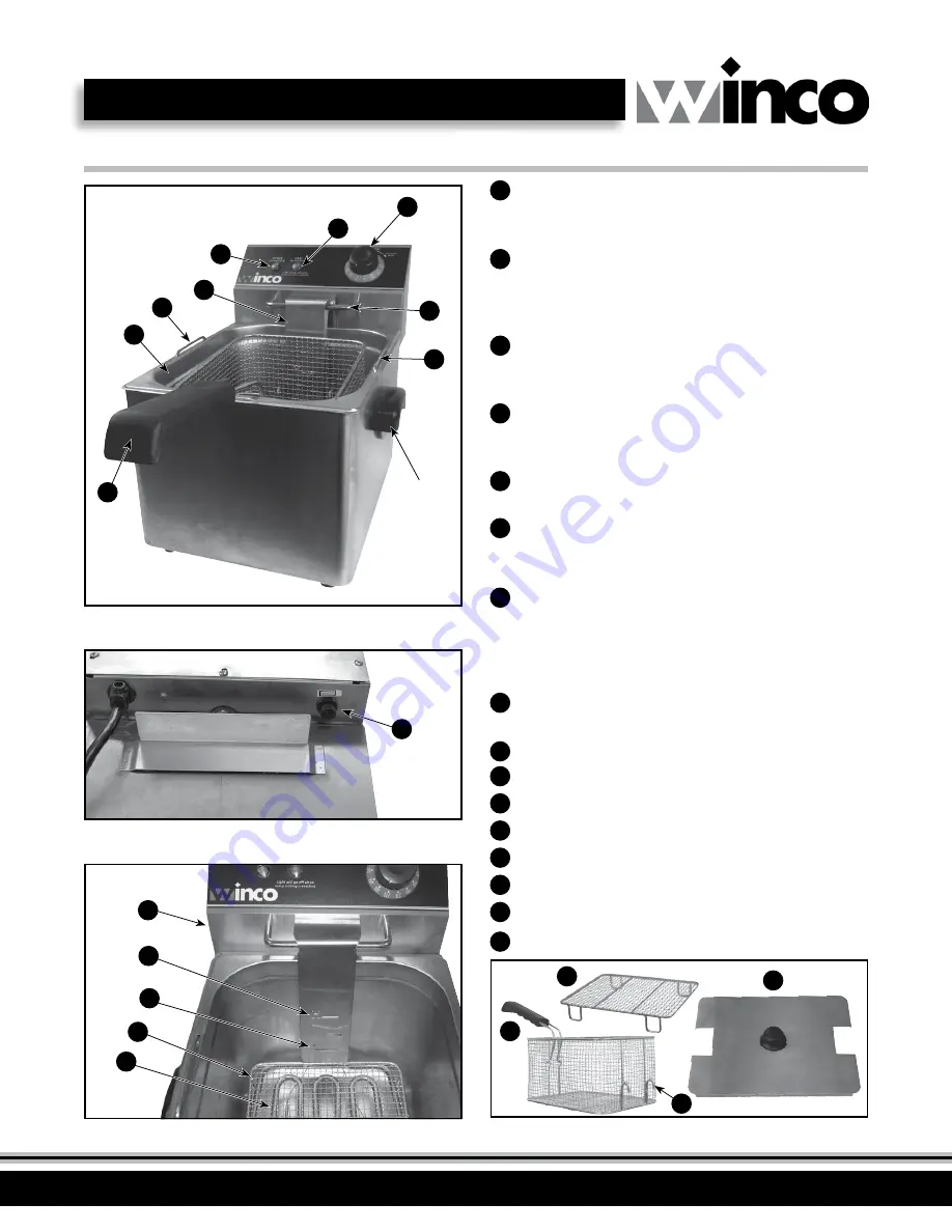 Winco EFS-16 Use & Care Manual Download Page 5