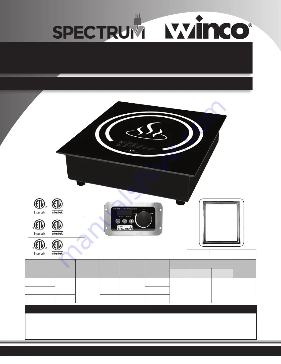 Winco EIDS-18 Installation And Operating Instruction Manual Download Page 1