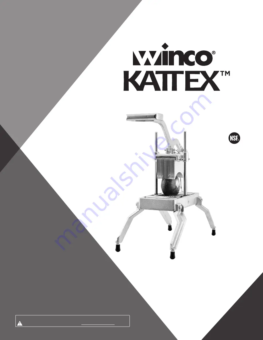 Winco KATTEX OS-188 Quick Start Manual Download Page 1