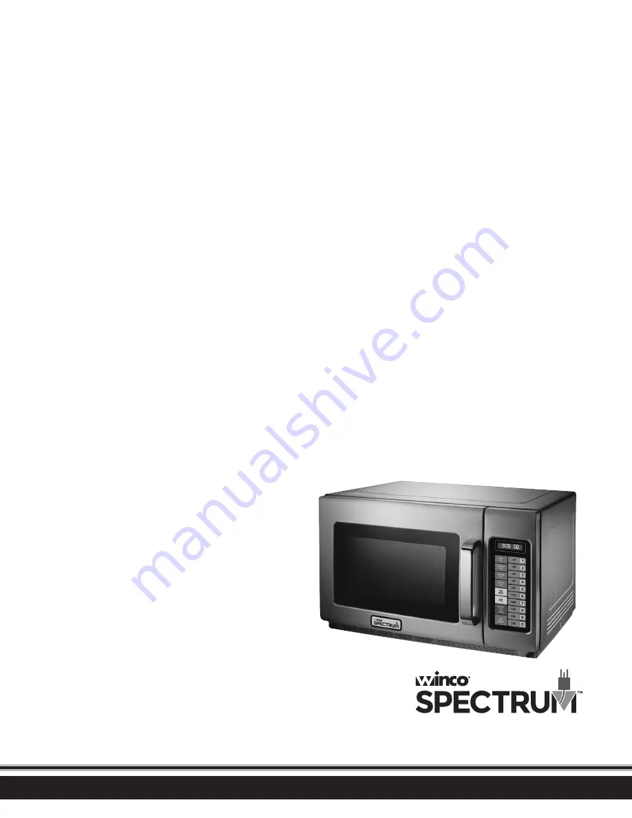 Winco SPECTRUM EMW-1800AT Installation And Operating Instruction Manual Download Page 20