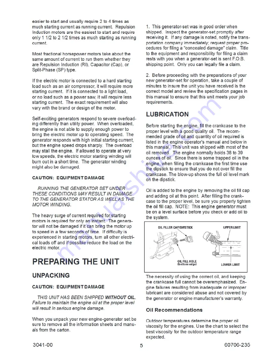 Winco WC5000H/D Installation And Operator'S Manual Download Page 5