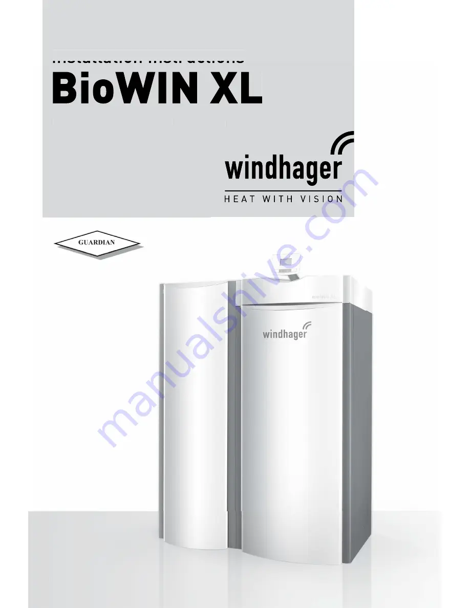 Windhager BioWIN XL BWE 350 NA Скачать руководство пользователя страница 1