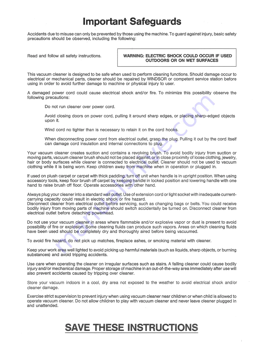 Windsor Sensor SRXP18I User Manual Download Page 6