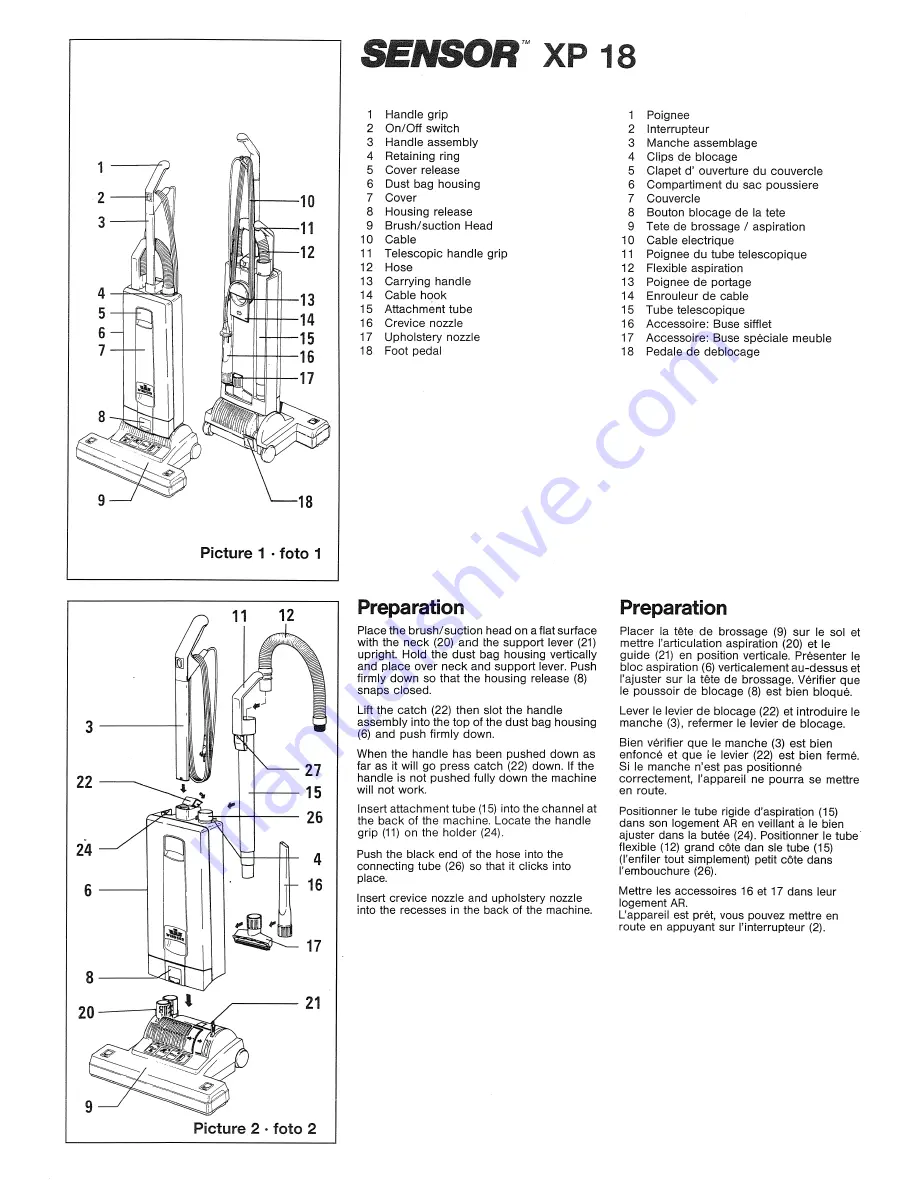 Windsor Sensor SRXP18I User Manual Download Page 8