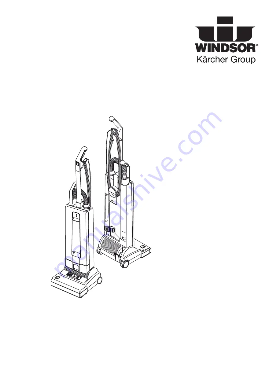 Windsor SENSOR XP12 120V Operating Instructions Manual Download Page 14