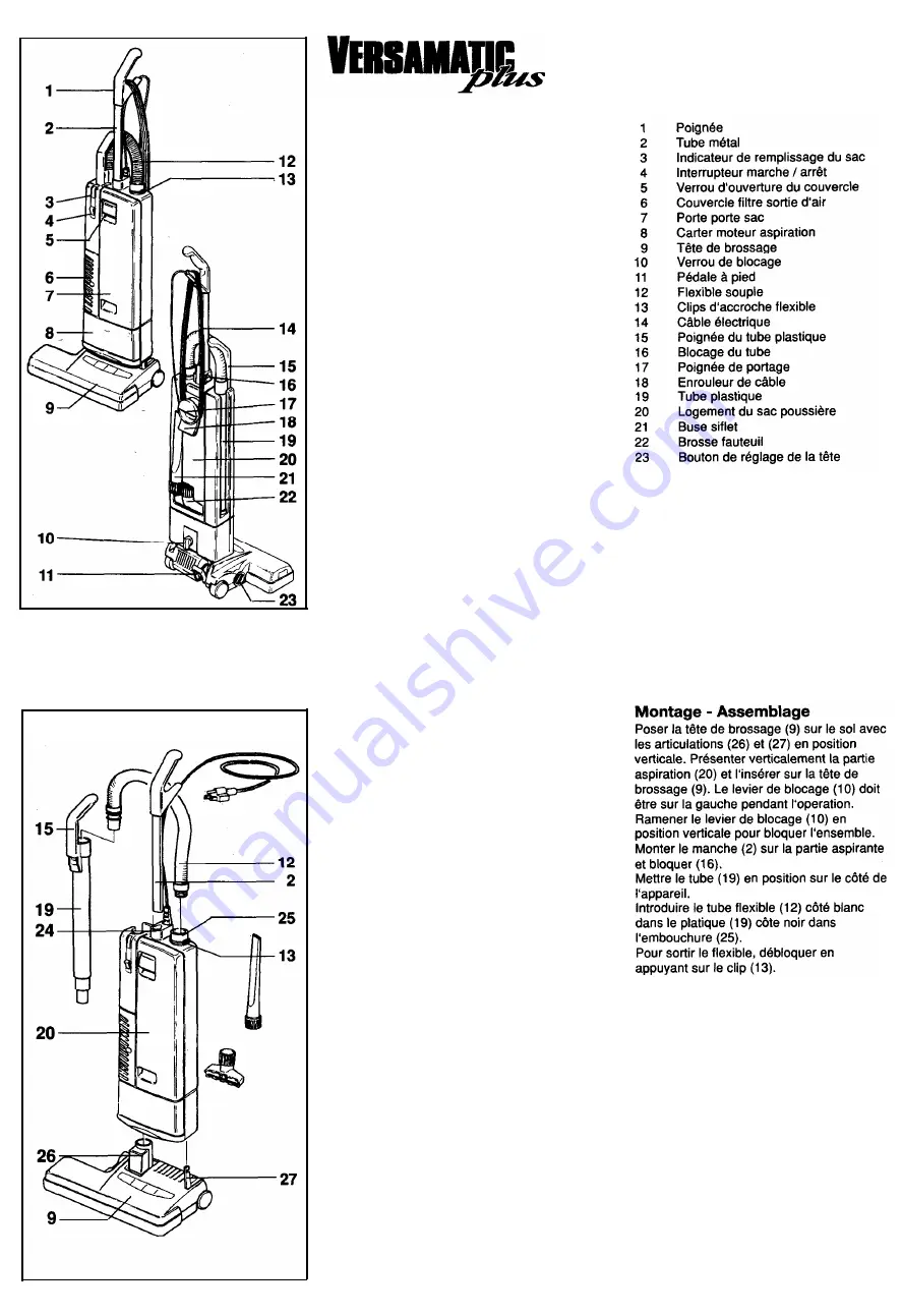 Windsor Versamatic Plus VSP14 Manual Download Page 8