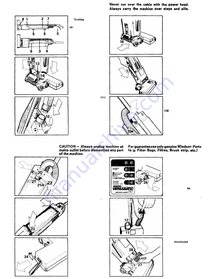 Windsor Versamatic VSE I-3 User Manual Download Page 5