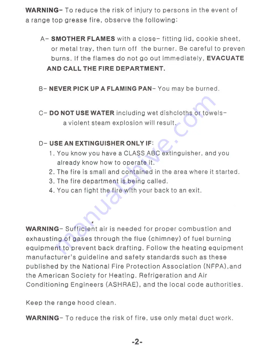 Windster RA-3030 Operation Manual Download Page 3