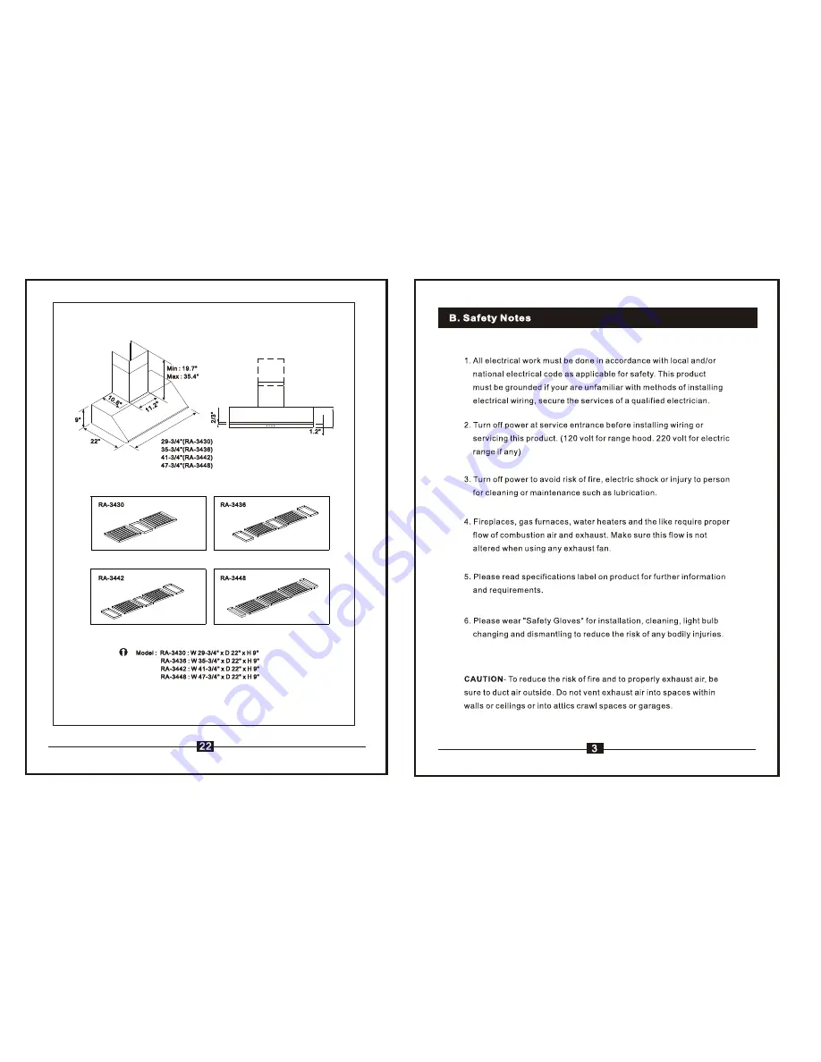 Windster RA-34 Series Operation Manual Download Page 5