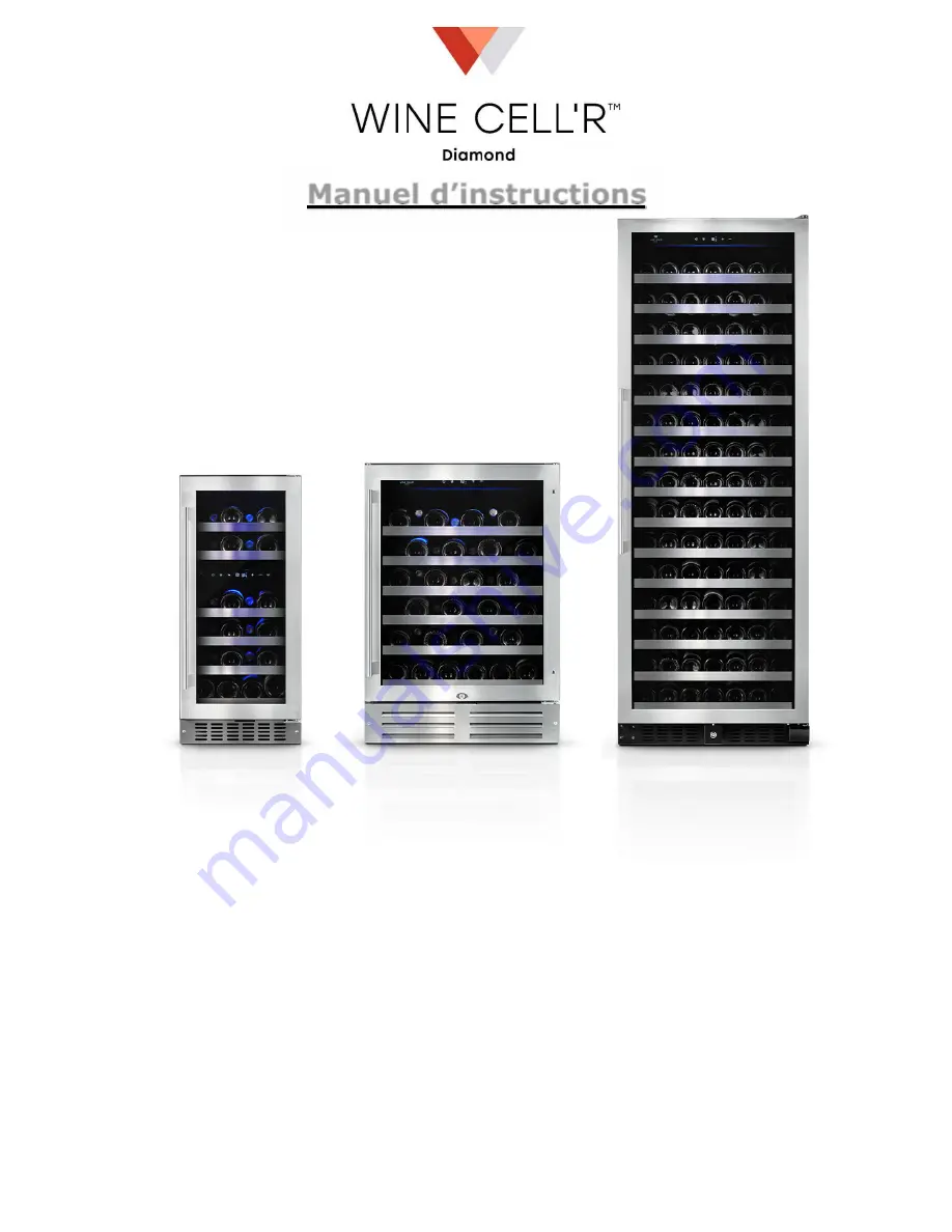 Wine Cell'R WC166SSDZ5 Instruction Manual Download Page 23